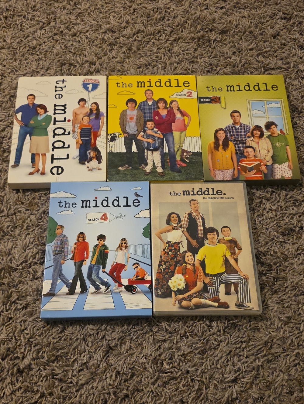 The Middle TV Series Complete Seasons 1-5 Lot! Like New